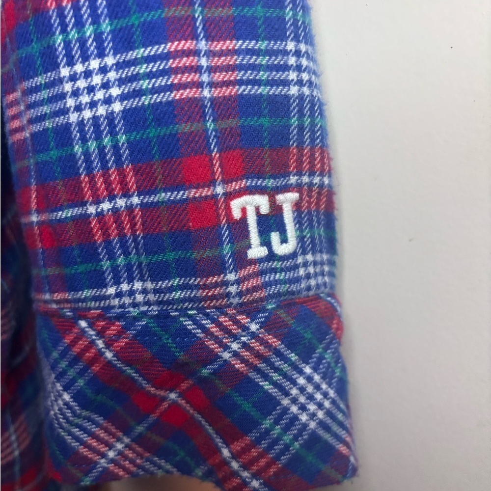 Stunning Women’s Tommy Jeans blue Red Plaid Shirt - Picture 5 of 6